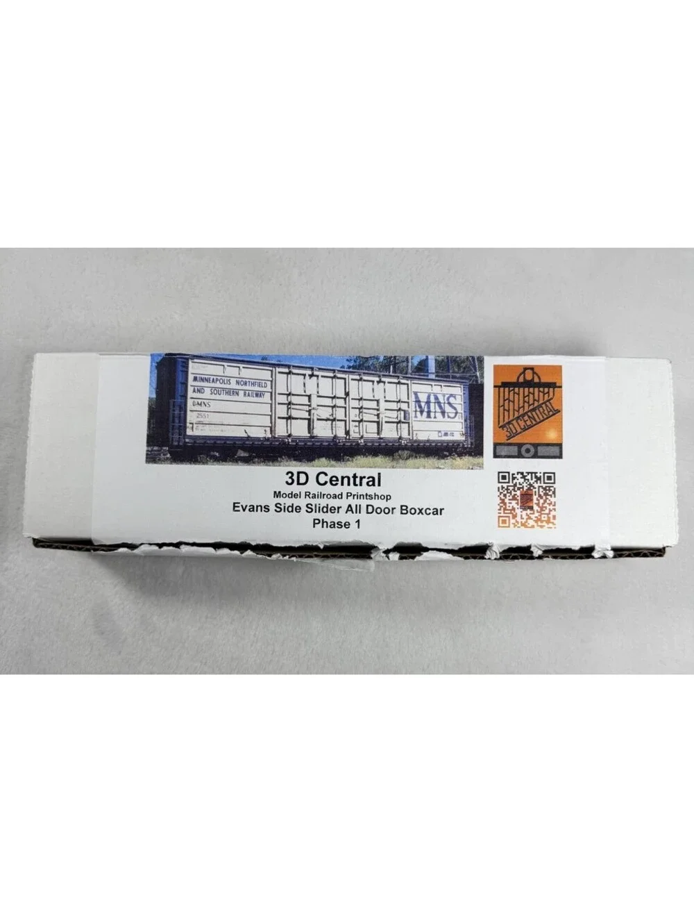 3D Central HO Scale MNS Evans Side Slider All Door Boxcar Kit #32001 Phase 1